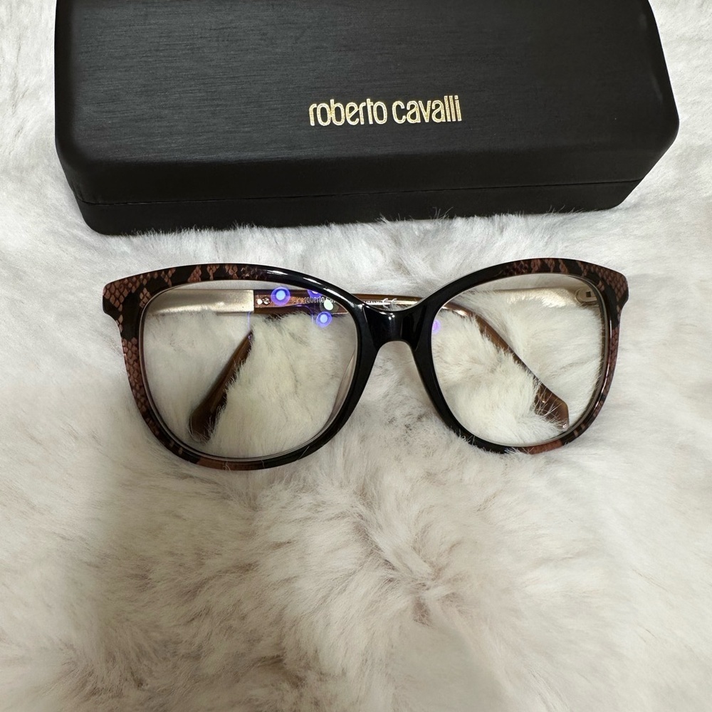 Roberto Cavalli Tortoiseshell Eyewear-optical